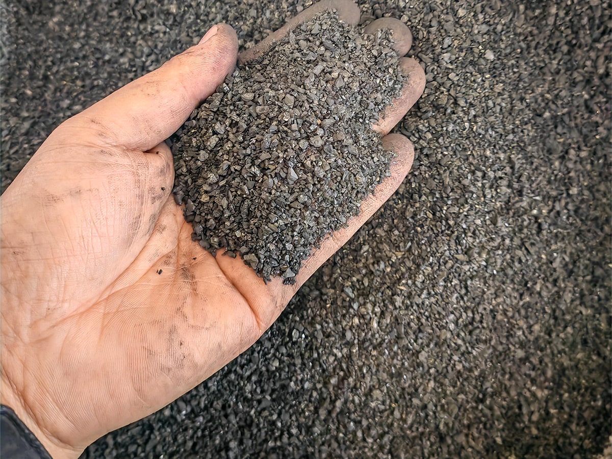 Carbon Powder — Packing and loading