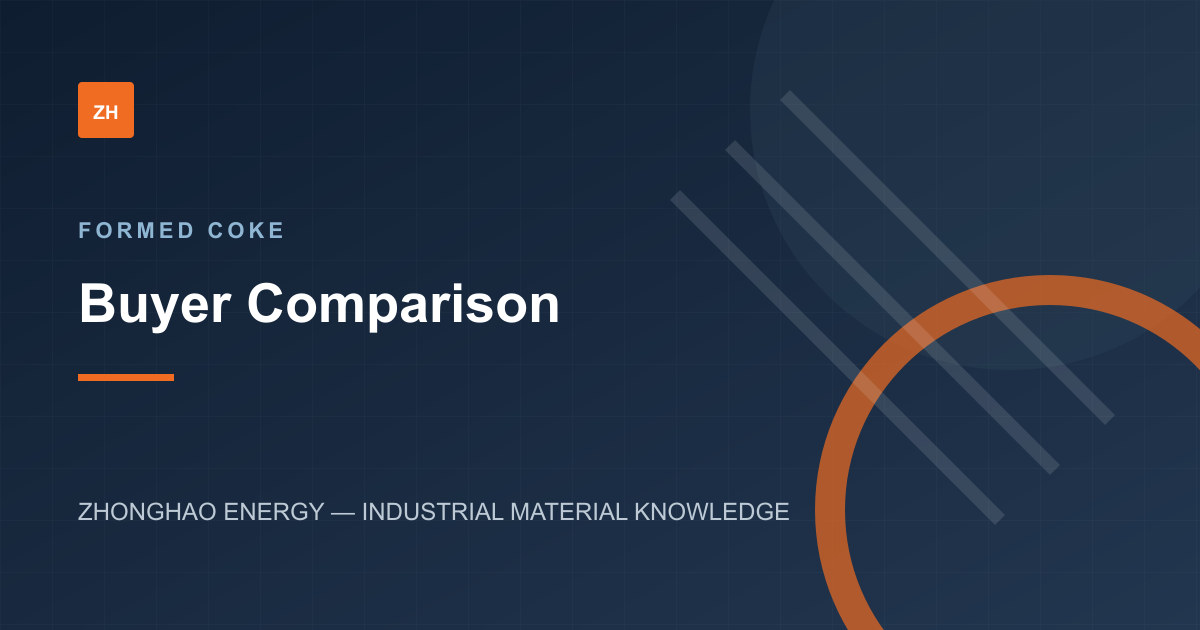 Editorial comparison of formed carbon material shapes