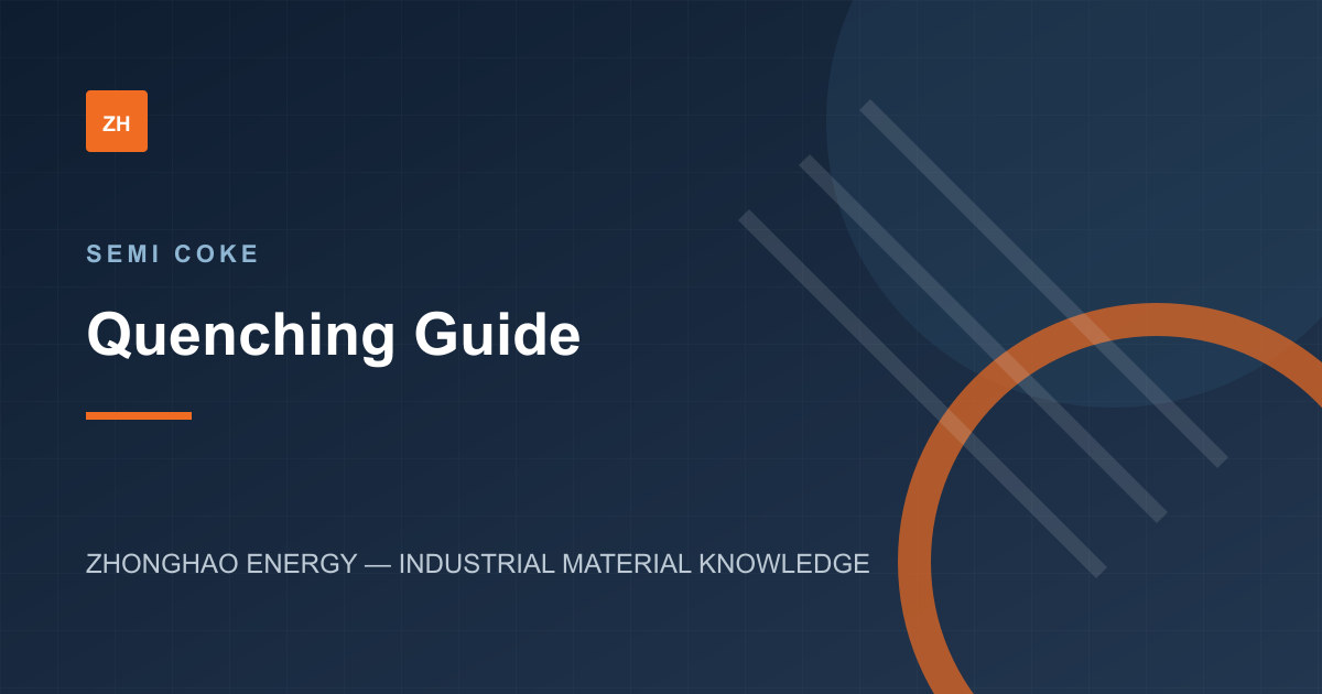Editorial graphic comparing dry and wet quenching considerations